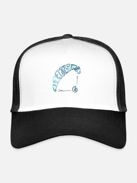 paragliding - Trucker Cap - white/black - Front