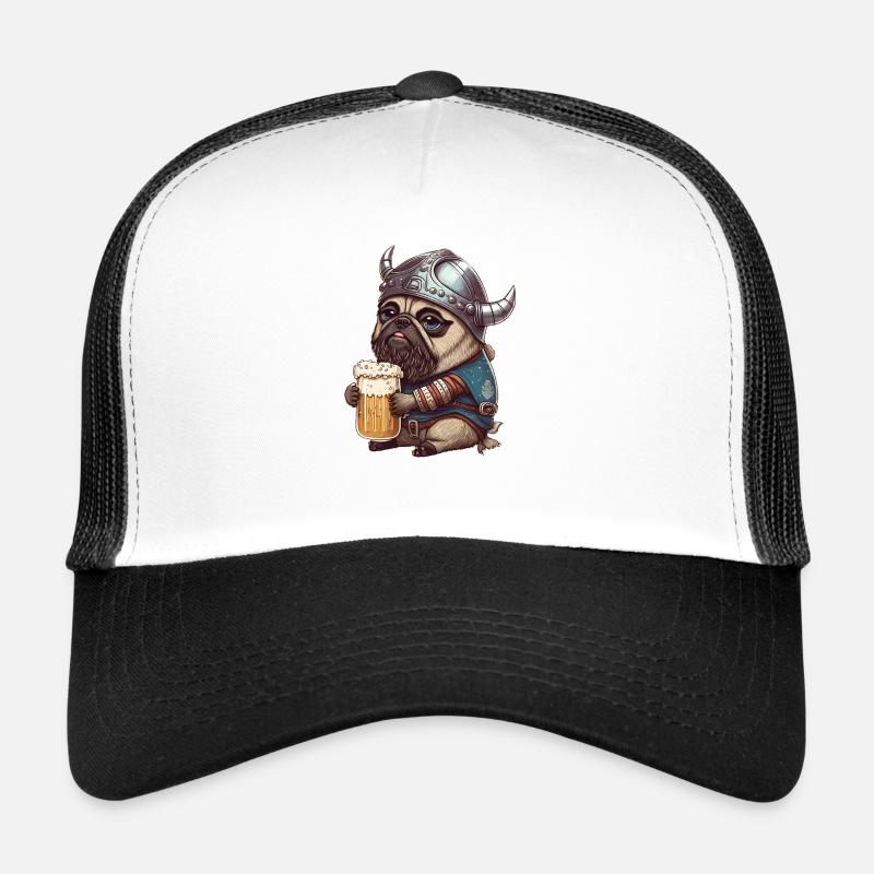 Carlin en mode Viking Casquette trucker 