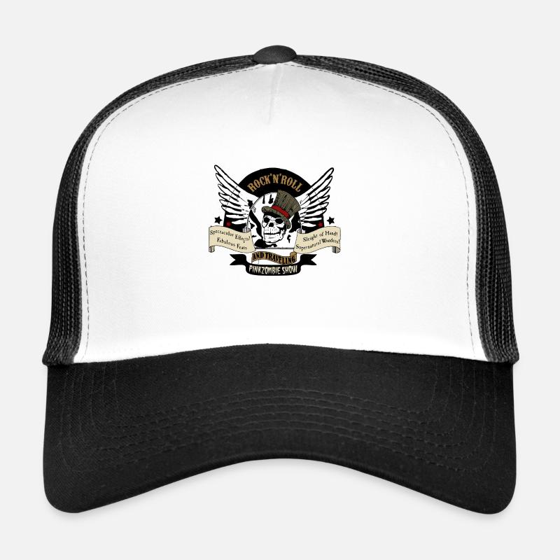 Rnr show - Casquette trucker  - blanc/noir