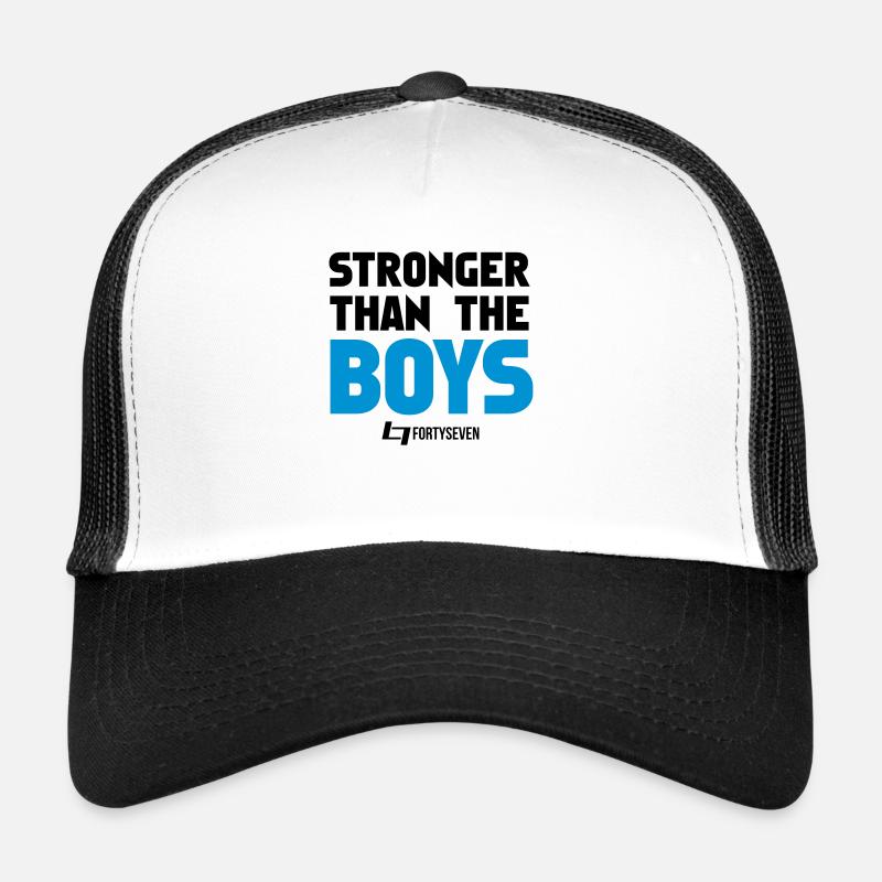 Stronger than the Boys Trucker Cap