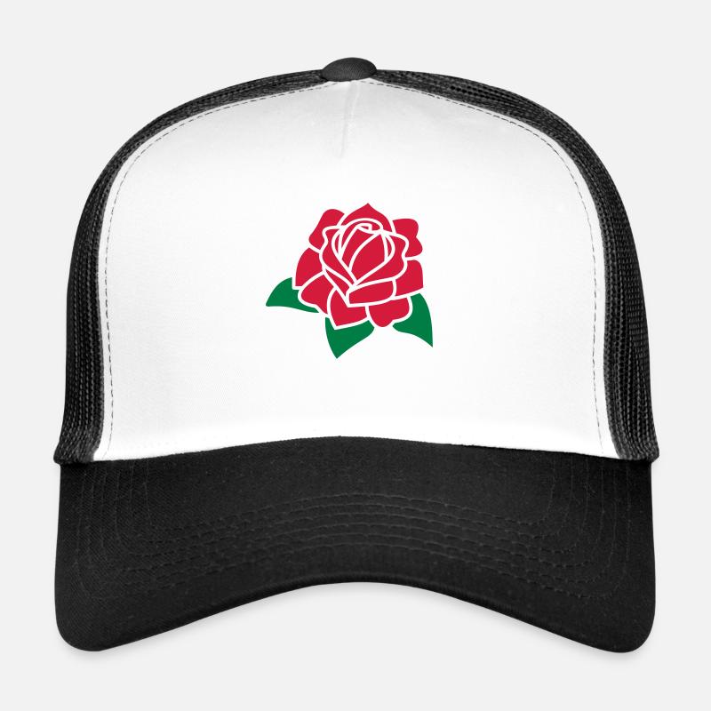 Rose Flower 2c Trucker Cap