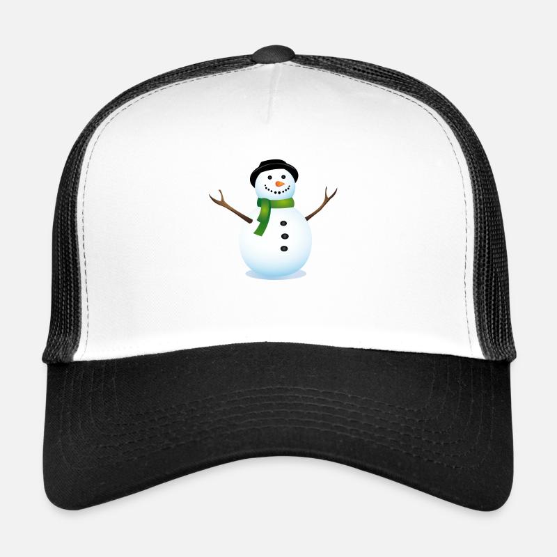 snow man Trucker Cap