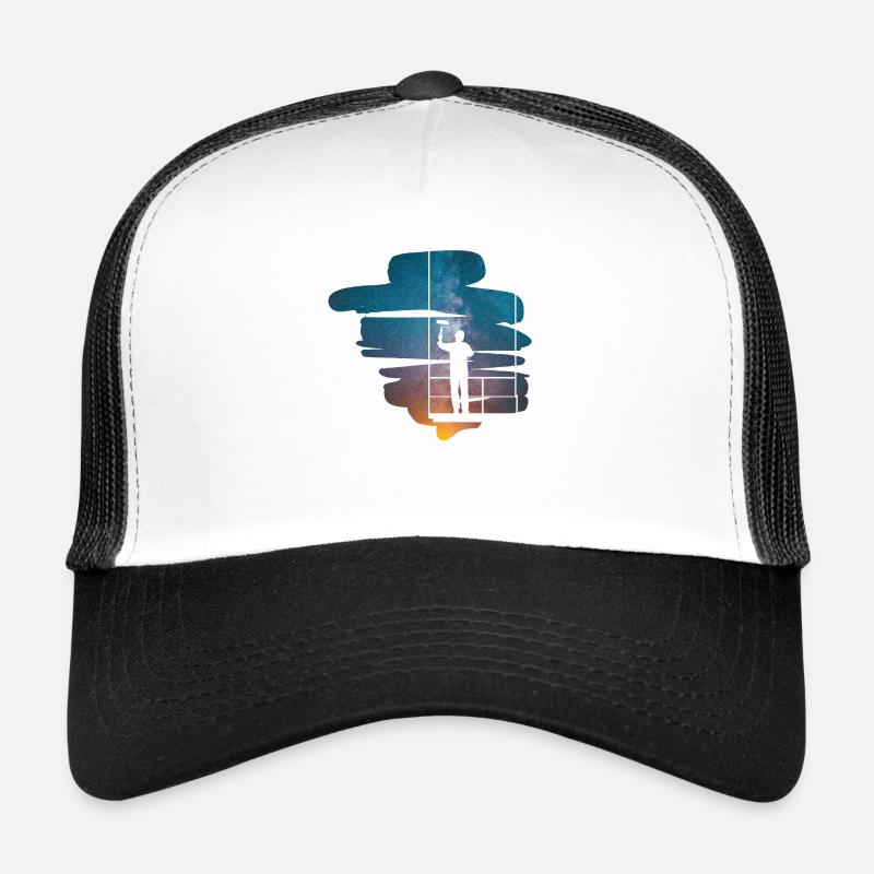 Galaxies painter gift Trucker Cap