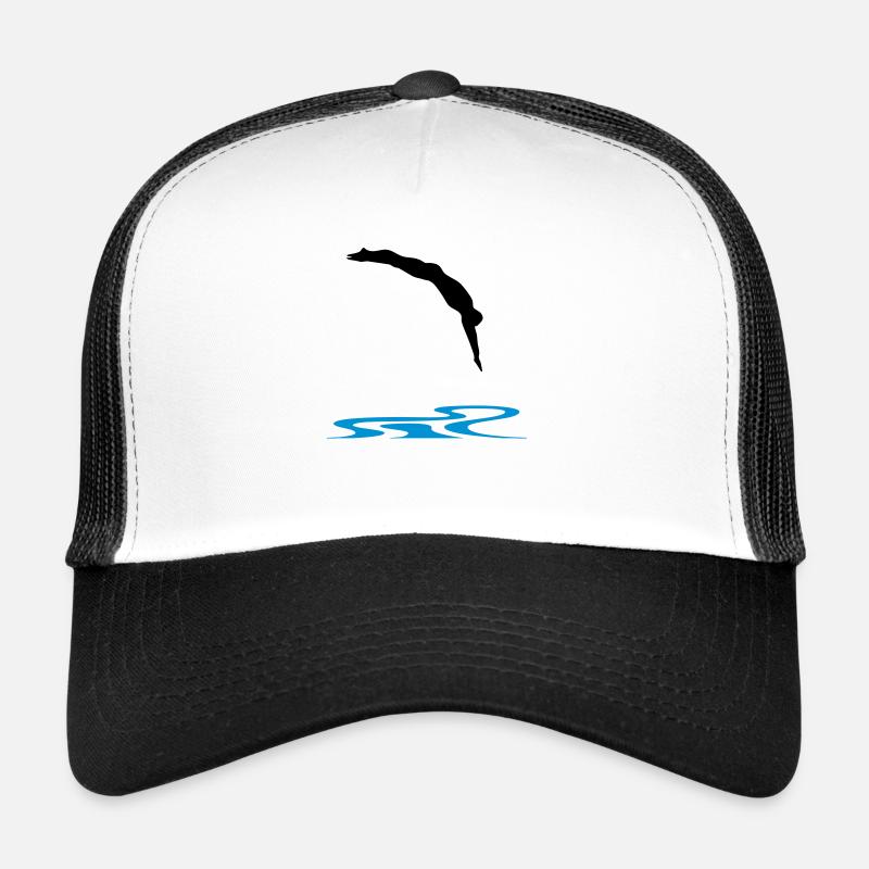 Swimming, Swimmer Trucker Cap