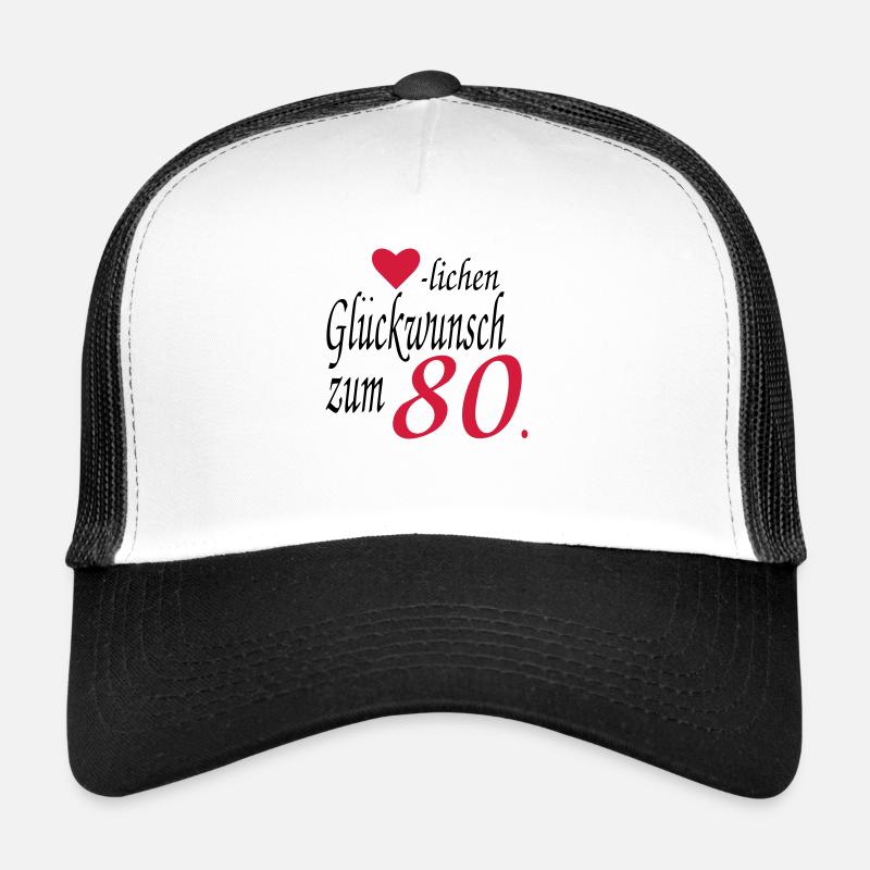80 birthday Trucker Cap
