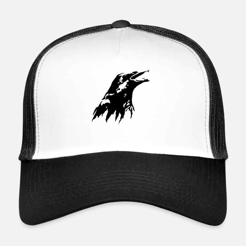 Rabe - Trucker Cap - Weiß/Schwarz