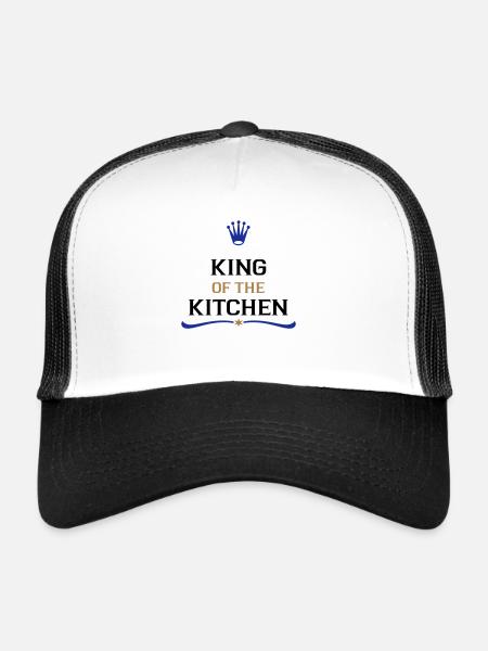 cook on - Trucker Cap - white/black - Front