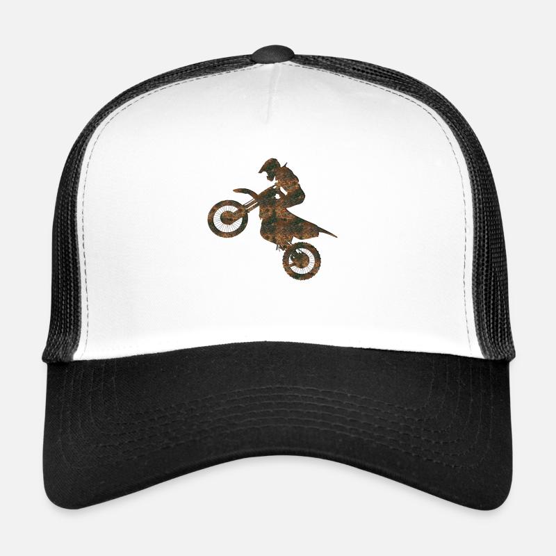 Rost Motocross - Trucker Cap - Weiß/Schwarz