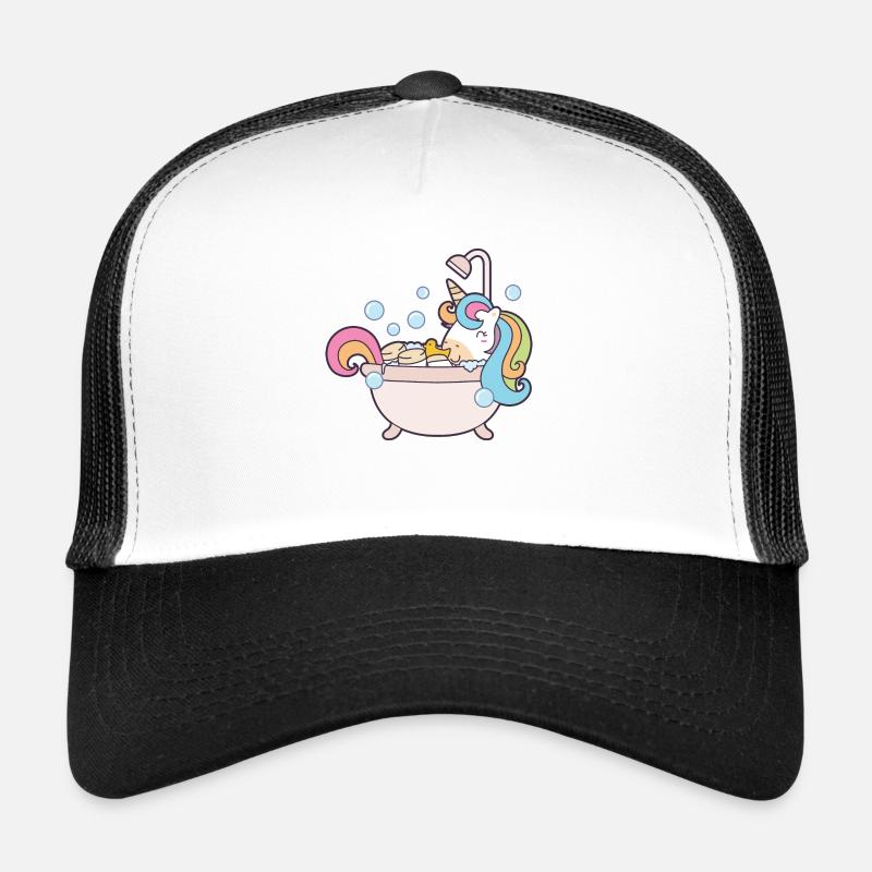 Licorne dans la baignoire Casquette trucker 