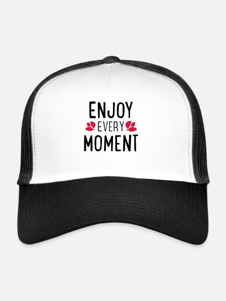 Des phrases drôles - Casquette trucker - blanc/noir
