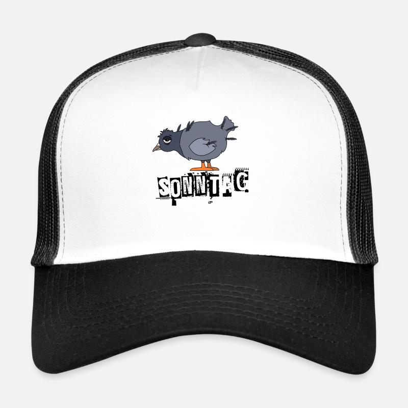 Lustige Taube am Sonntag Trucker Cap