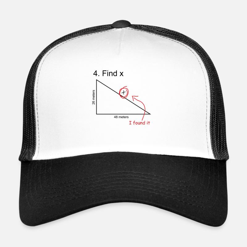 Finden Sie das X - Trucker Cap - Weiß/Schwarz