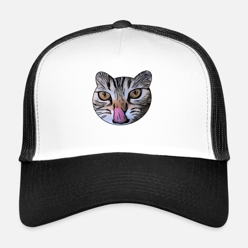 Licked cat Trucker Cap