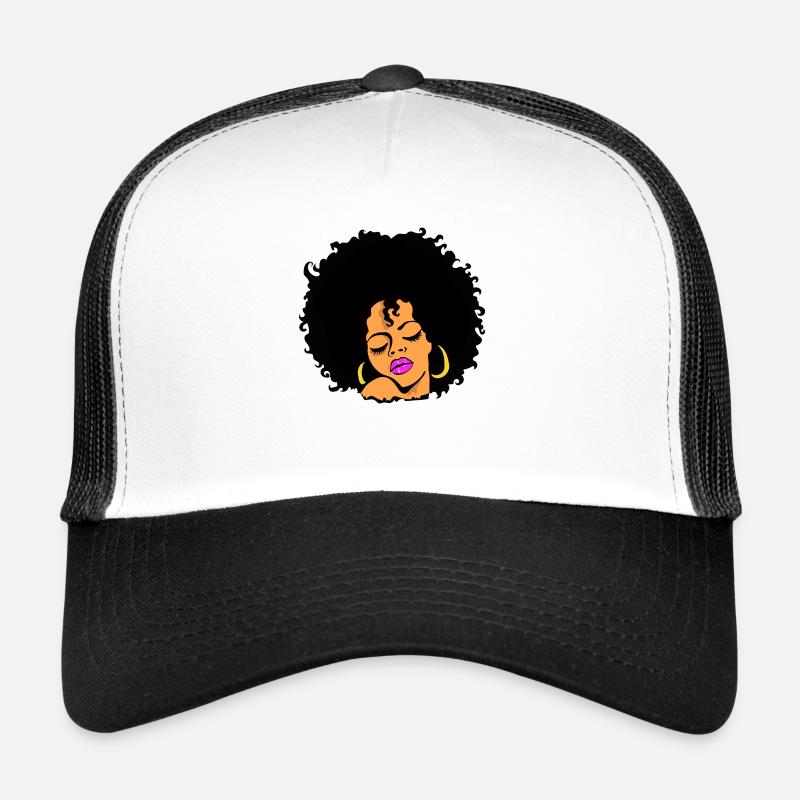 black lady african style gift for her Casquette trucker 