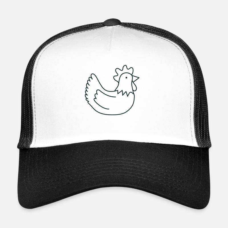 Roundy chook chicken hen Trucker Cap