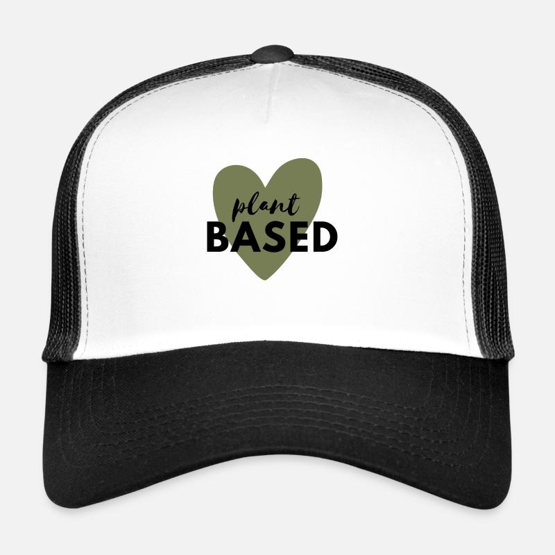 Plant based - Trucker Cap - Weiß/Schwarz