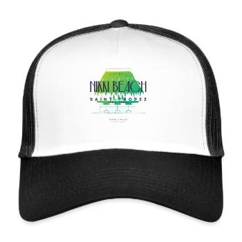 Walter & Wallis - French Riviera - Trucker Cap - white/black - Front