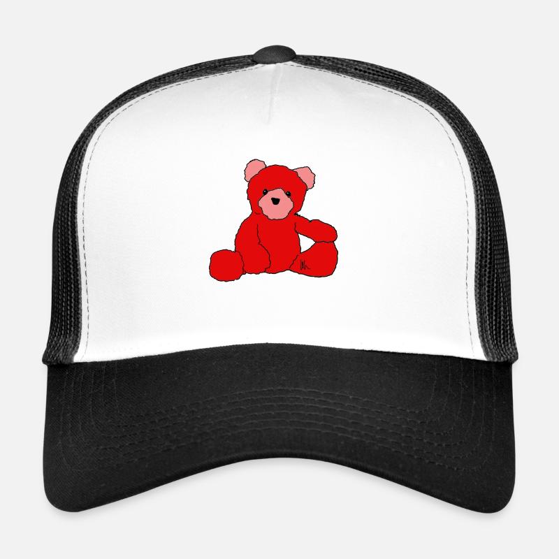 Teddy - Casquette trucker  - blanc/noir