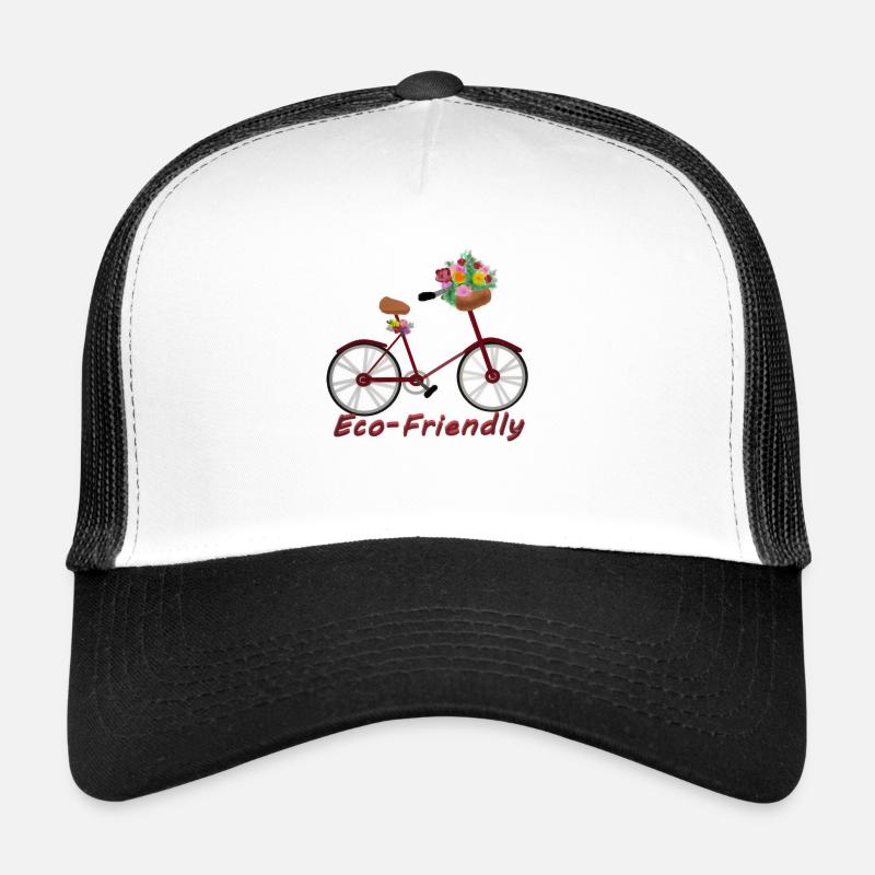 umweltfreundlich - Trucker Cap - Weiß/Schwarz
