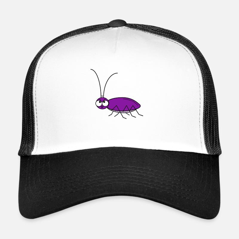 Cafard - Casquette trucker  - blanc/noir