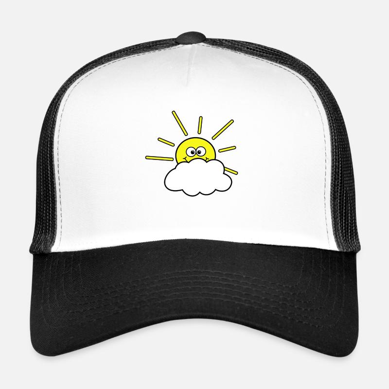 Sonne mit Wolke Trucker Cap