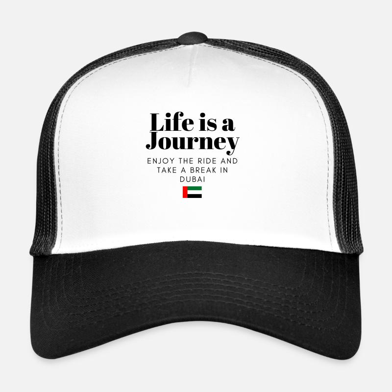 Trip to Dubai - Trucker Cap - white/black