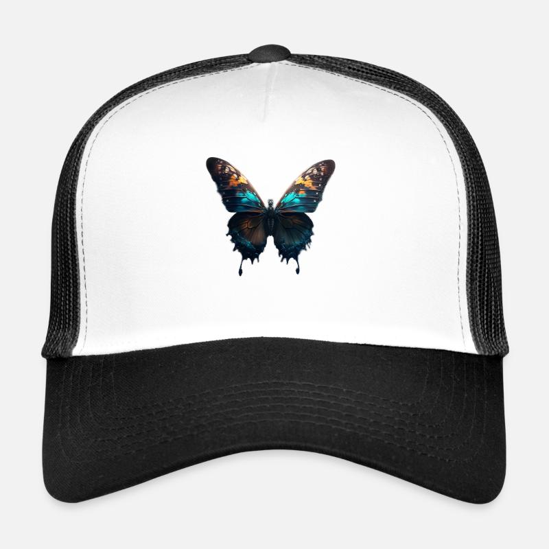 Papillon, chenille Casquette trucker 