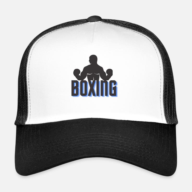 Boxing - Trucker Cap - Weiß/Schwarz