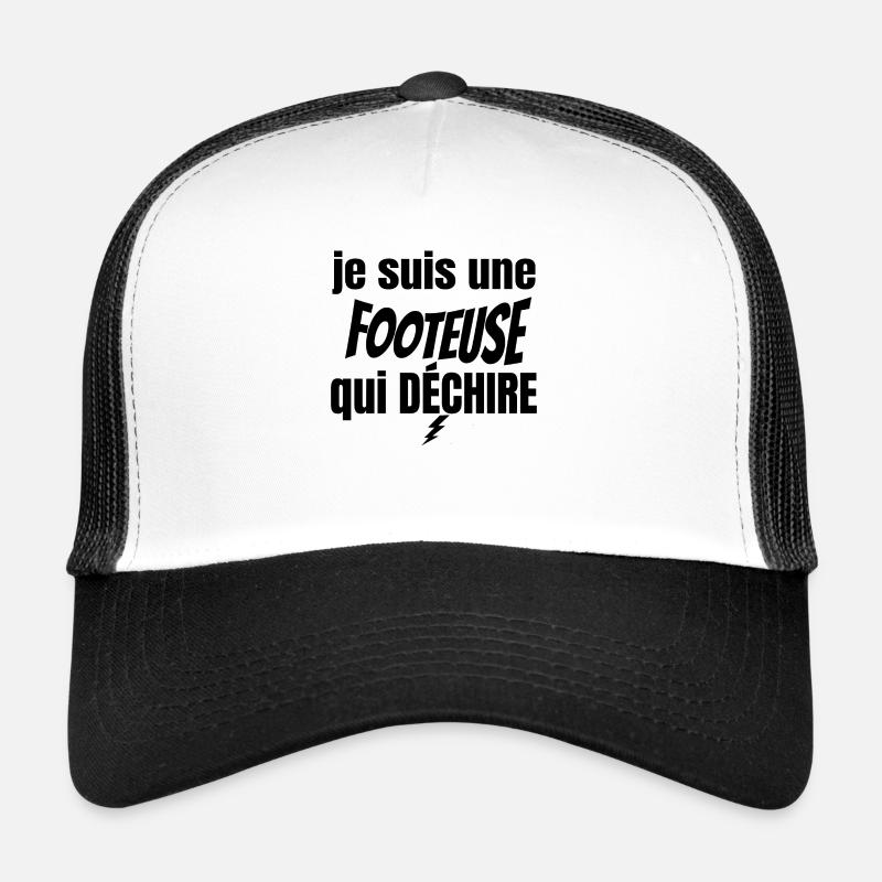 footeuse qui déchire Casquette trucker 