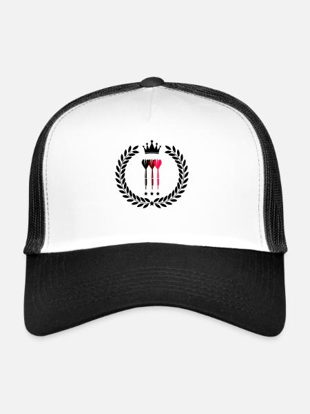 dard - Casquette trucker  - blanc/noir - Devant