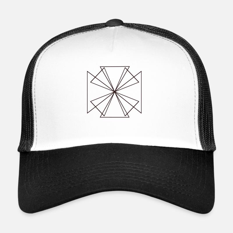 Moulin à vent - Casquette trucker - blanc/noir