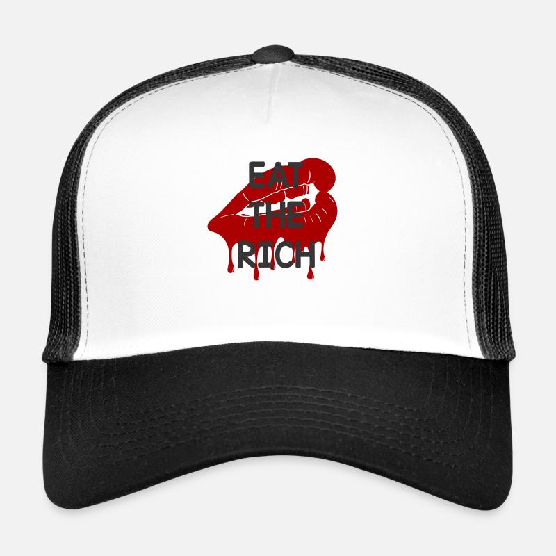 MANGEZ LES RICHES - 🍴 Casquette trucker 