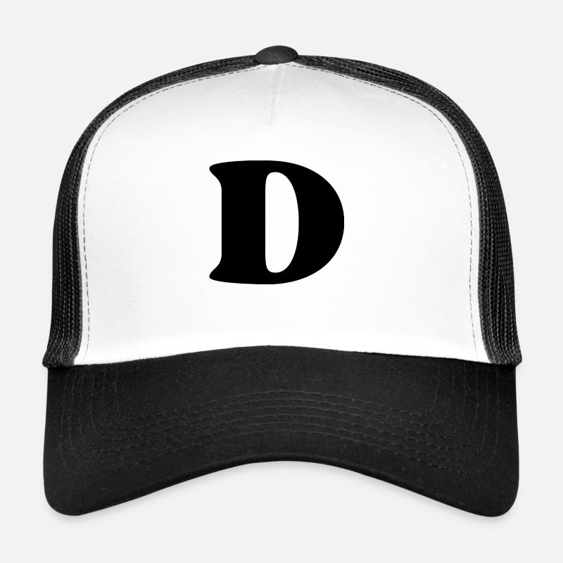 Buchstabe d Trucker Cap