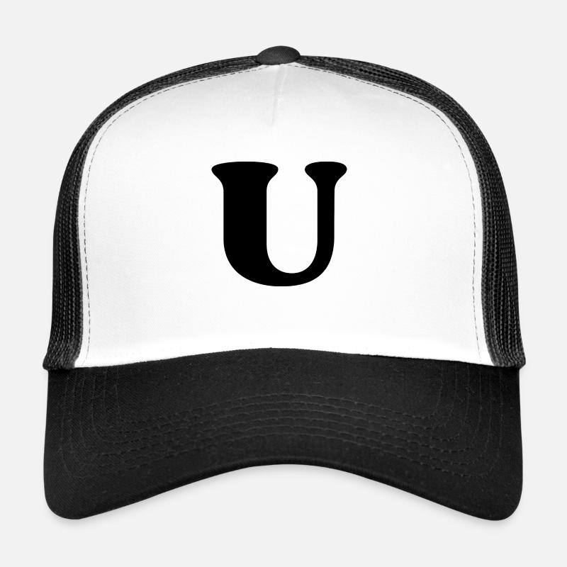 Letter u Trucker Cap