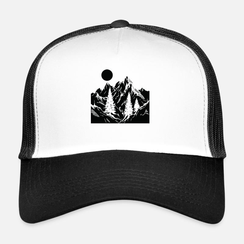 Berge Kletterer Natur Abenteuer Trucker Cap