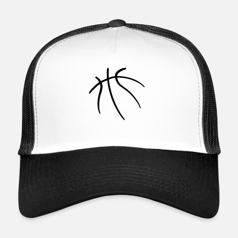 Basketball 03 - Trucker Cap - white/black