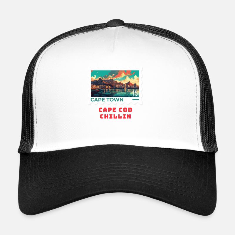 Cape Town - Trucker Cap - white/black