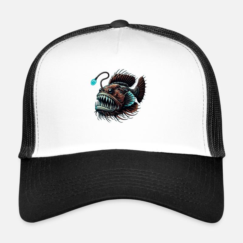 Poisson-grenouille Poisson-grenouille Baudroie Pêcheur Casquette trucker 