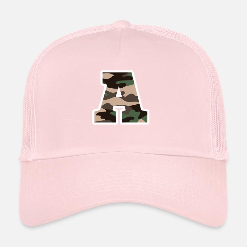 Brief A Military Camouflage - Geschenkidee Trucker Cap