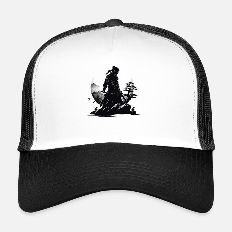 Samurai Krieger Japan Landschaft Trucker Cap
