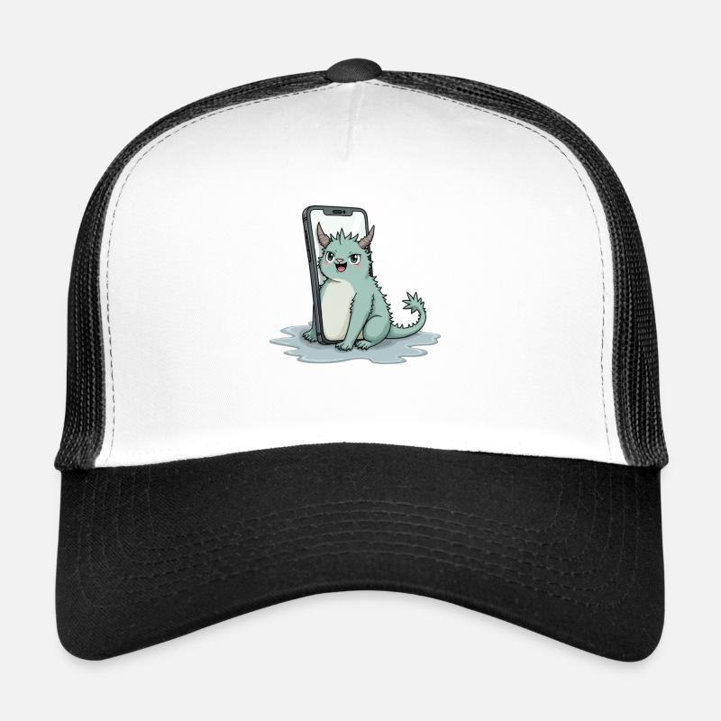cute mythical creature fred on iPhone Trucker Cap