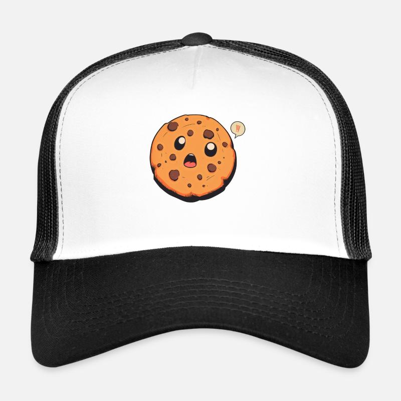 Manga Cookie - Trucker Cap - white/black