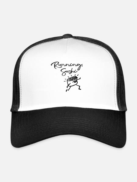 Idée cadeau drôle d’humour drôle - Casquette trucker  - blanc/noir - Devant