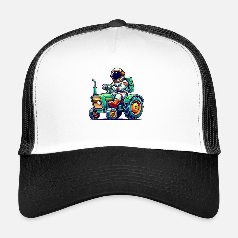 Astronaut Traktor Trucker Cap