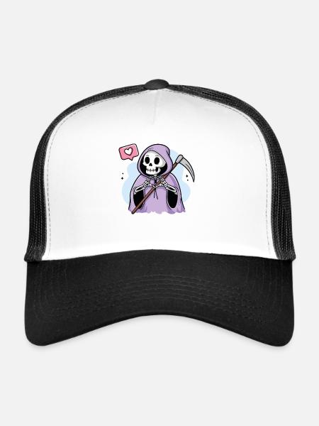 A Reaper's Romance tshirt - Trucker Cap - white/black - Front