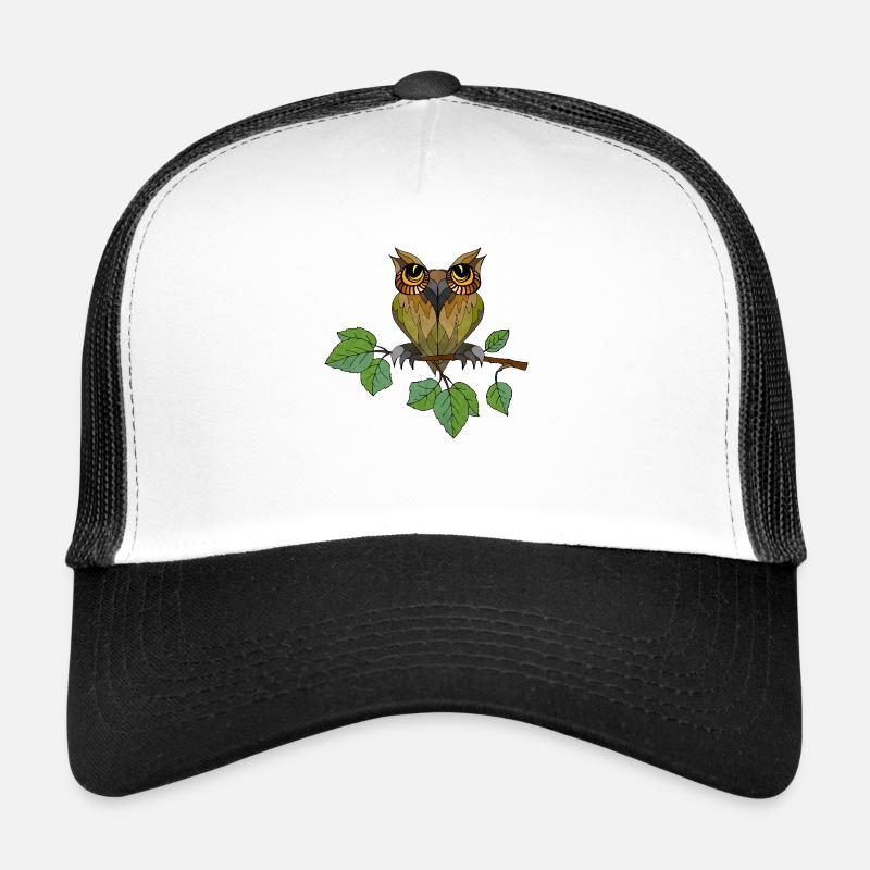 Hibou oiseau Casquette trucker 
