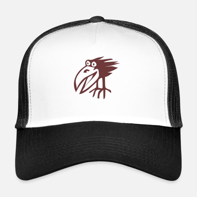 Schraege Vogel - Trucker Cap - Weiß/Schwarz