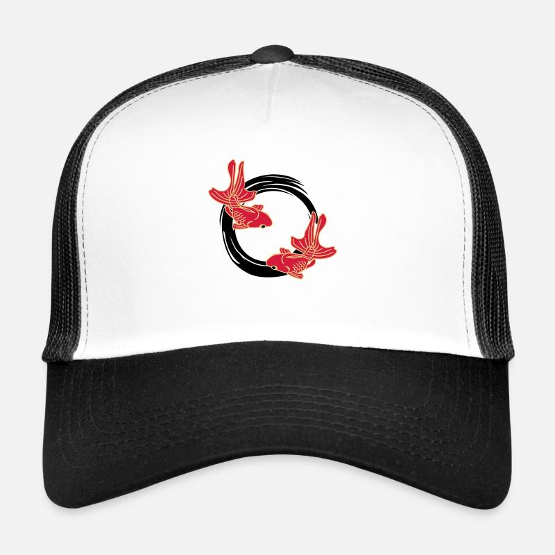 kingyo - Trucker Cap - Weiß/Schwarz