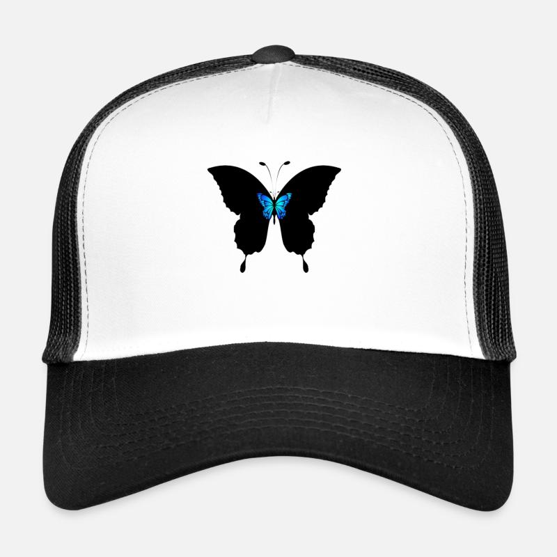 Butterfly - Trucker Cap - white/black
