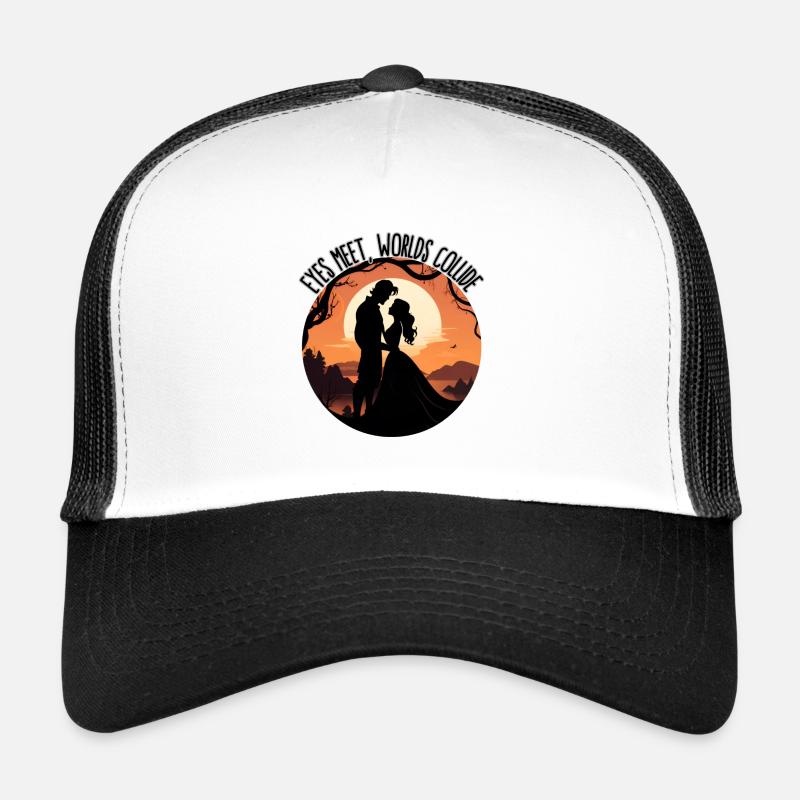 Eyes Meet, Worlds Collide Trucker Cap